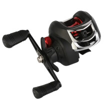 7.2:1 Baitcaster Fishing Reel 8kg Max Drag Metal Construction 12 Level Brake System Left-Handed Casting Reel