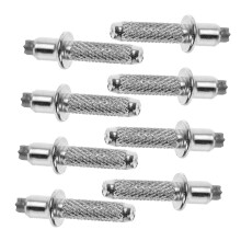 Hiking Crutch Tips Pack of 8 Metal Tungsten Steel Ends for Walking Sticks, Trekking Poles, Compatible with Hiking Tubes