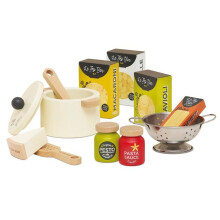 Wooden Dinette - LE TOY VAN - TV339 - Organic Pasta Set - 12 pieces - For children 3-6 years