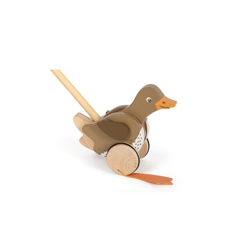Photos - Other Toys Push-along Duck - Small foot company - LEGLER - FSC Wood - Movable Head - 18 months and up