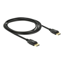 Câble DisplayPort DELOCK - 2m - Bloqueado - Triplo blindagem - Conector banhado a ouro