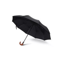 41.7 Inch Large Compact Golf Umbrella - Auto Open Close Folding Vented Windproof Double Canopy for Men Women Black