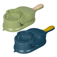 Dumpling Mould Ravioli Maker Stamp Set - Automatic Food Safe PP Commercial Cookie Press with Cherry Pitter and Sealing Tools