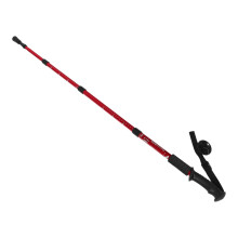 Adjustable Hiking Poles for Men, Telescopic Walking Sticks, Lightweight Red Aluminum Alloy Trekking Poles