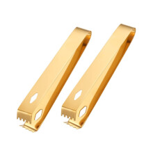 2 Pieces Multi-Functional Food Clips Bar Clamp for Buffets and Cocktails Ice Cube and Snack Serving 8 Inches Durable Design