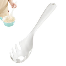 Spaghetti Spoon Lifter with Long Handle, Heat Resistant Pasta Server Toothed Fork for Home, Cafe, and Restaurant Use