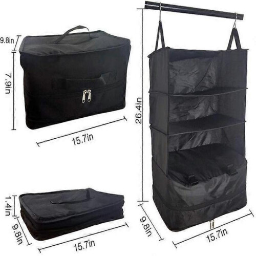 Hanging Closet Organizer 4-Shelf 2