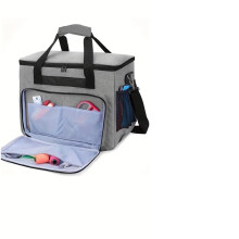 Needle Case Padded Storage Bag with Multiple Pockets and Accessory Organizer for Travel, Stylish Travel Bag
