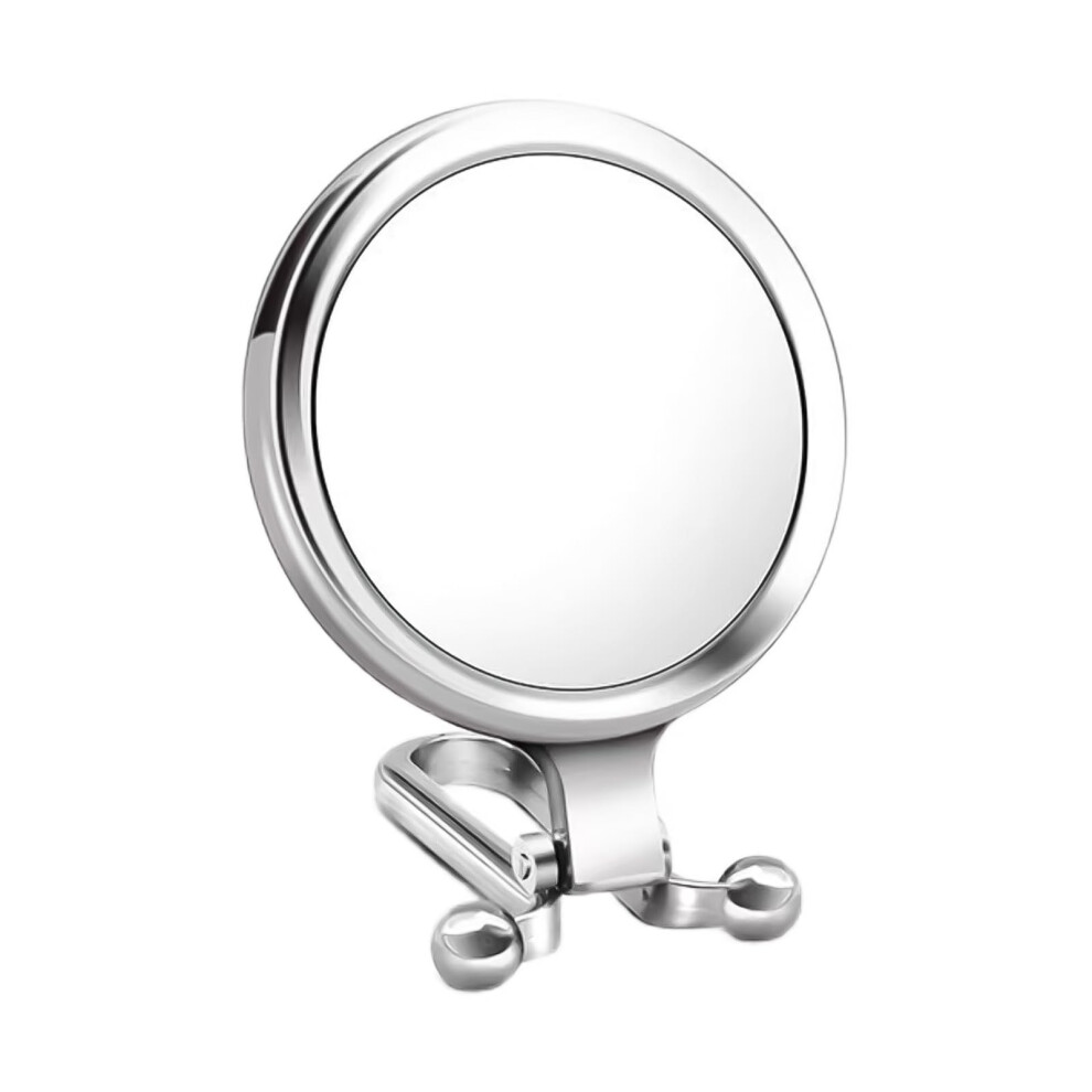 Handheld Mirror with Handle, 1X/10X Magnification, Portable Travel Cosmetic Mirror for Home Use, Lightweight Design