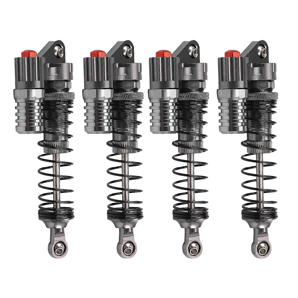 For 4pcs Aluminium Alloy 90mm Absorber Shocks For 110 Scale Rc Rock Crawlers Axial Scx10 D90 Truck