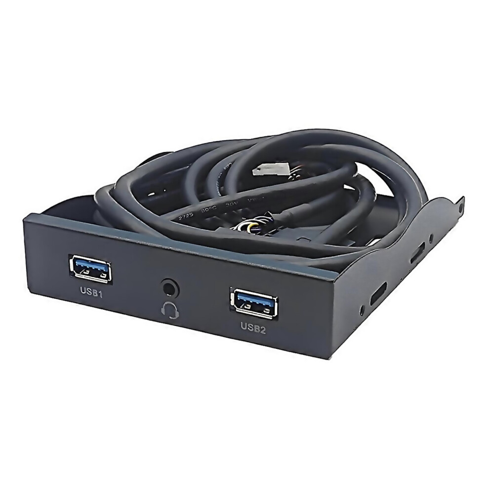 For 35 Inch Desktop Floppy Bay Front Panel With 2 Usb 30 Connector Hd Audio Microphone Port For-image-OPC-PJWTZ8P-NEW