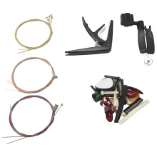 For 34 Pcs Guitar Accessories Kit Including Guitar Pickscapoacoustic Guitar Strings3 In 1string