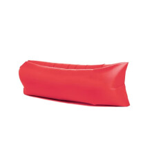 Inflatable Sofa - Waterproof Portable Air Lounger, Tear-Resistant Fabric, Supports 200 kg, Ideal for Camping, Beach, Backyard (Red)