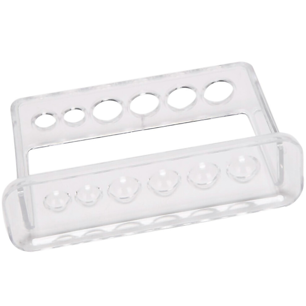 For Plastic Clear Test Tube Rack 6 Holes Stand Lab Test Tube Stand Shelf School Supply Lab Equipment-image-OPC-PJWVBBJ-NEW