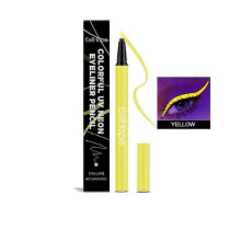 (Yellow 0.6G) Eelhope Party Neon Liquid Eyeliner Silky Smooth Easy To Color Suitable For Prom Party Eye Makeup