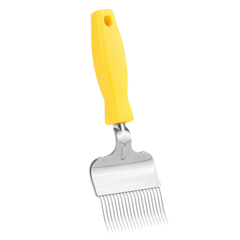 Robust Beekeeping Equipment for Efficient Beehive Maintenance, Stainless Steel Honey Comb, Plastic Handle Fork for Inspection-image-OPC-PJWVGHW-NEW