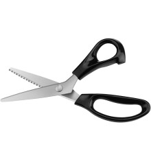 Fabric Scissors 23.5 cm Zigzag Pinking Scissors Stainless Steel Handle for Cutting Fabric, Textiles, Clothing, Sewing