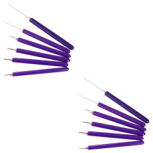 Quilling Paper Craft Rolling Kit with 2 Rolls of Paper, Quilling Tool Set, Violet Color, Stainless Steel Craft Pen