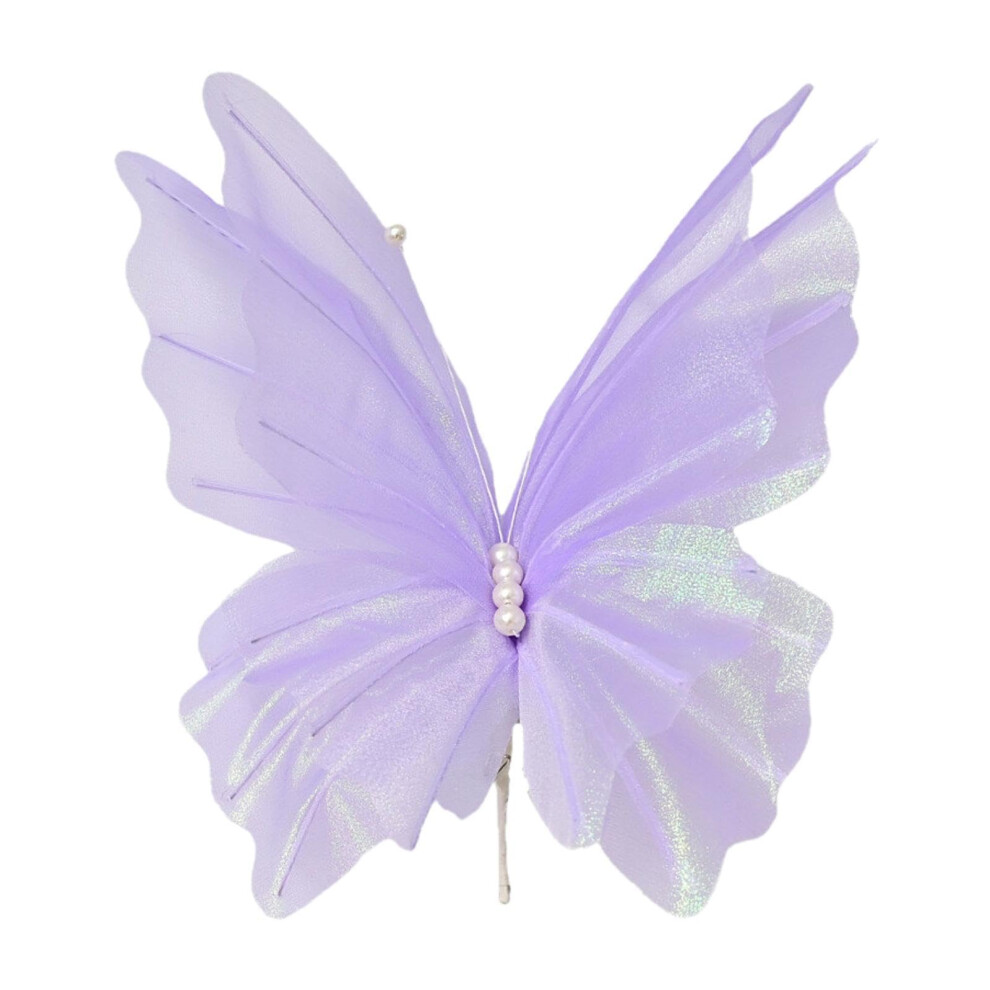 3D Artificial Butterfly Decor Craft Flower Arrangement for Home Decoration in Light Purple, Ideal for Living Room Photography-image-OPC-PJWVGTJ-NEW