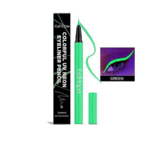 (Green 0.6G) Eelhope Party Neon Liquid Eyeliner Silky Smooth Easy To Color Suitable For Prom Party Eye Makeup