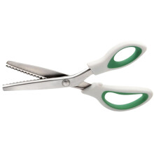Decorative Edge Scissors Set, Triangular Pinking Shears with Serrated Edge for Fabric, Leather, and Paper Cutting