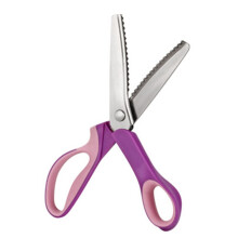 Dressmaking Scissors 8 Inch Sewing Scissors Pinking Shears with Triangular Teeth for Fabric Cutting