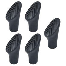 Alpenstock Rubber Stoppers Pack of 5, Durable Protective Covers for Trekking Poles, Wear-Resistant for Mountaineering