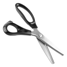 Pinking Scissors 4 mm, Multi-Purpose Fabric Scissors with Round Edge for Sewing and Crafting, Decorative Edge Scissors