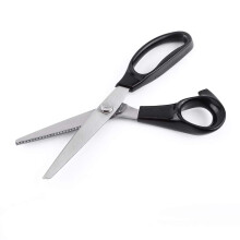Pinking Scissors Stainless Steel 5mm Fabric Scissors Decorative Triangular Edge Sewing Scissors
