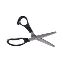 Pinking Scissors with Triangular Edge and Ball Bearing Joint for Home Textiles Professionals - 7mm Size