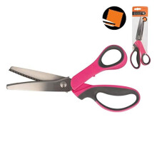 Pinking Shears 23 x 9 cm Fuchsia Fabric Scissors for Sewing and Craft Projects