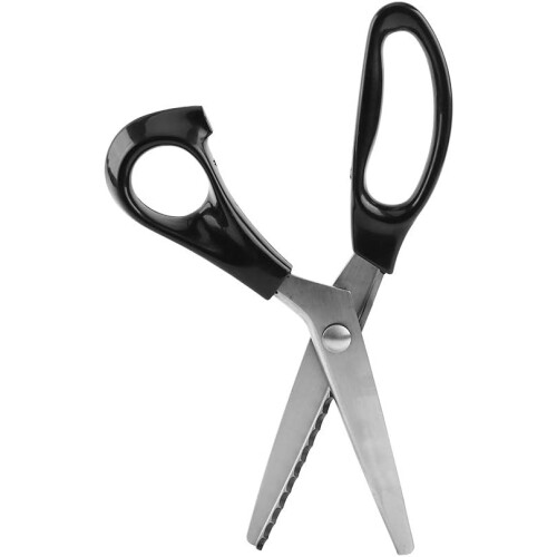 Pinking Scissors Stainless Steel 5mm Fabric Scissors Decorative Triangular Edge Sewing Scissors 1