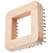 Knitting Hats for Beginners Square Yarn Scarf Knitting Kit with Wooden Knitting Tools and Instructions