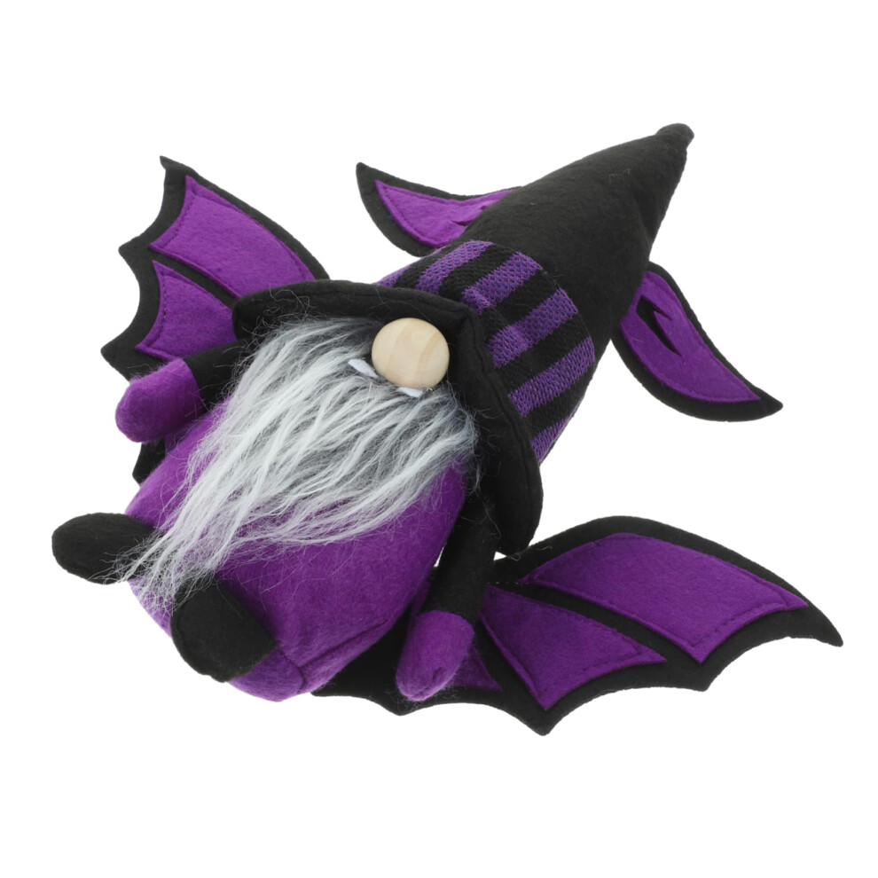 4 StÃ¼ck Halloween Fledermaus Gnom Puppe Violett PP Baumwolle Gesichtslos 30cm Schwedisch Hexenzwerg Mitgebsel-image-OPC-PJWVHWT-NEW