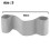 (S, Grey) Strength Training Resistance Band FG05 Stable Arm to Increase Lifting Intensity 2