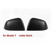 (Y matte black) Side Mirror Cover for Tesla Model 3 2019-2023 Model Y 2021-2024 Carbon Fiber 1 Pair