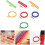 Knitting Accessory Set with Rectangular and Round Tools for Fashionable Handmade Items, 29 cm Size 3