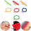 Knitting Accessory Set with Rectangular and Round Tools for Fashionable Handmade Items, 29 cm Size 2