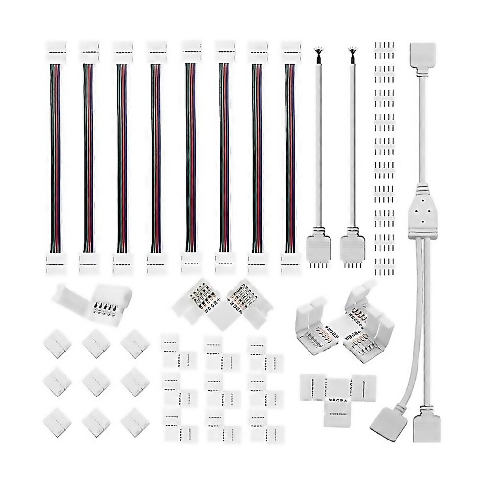For 5 Pin Led Strip Connector Kit For 12Mm Rgbw Led Strip Connection Include T Shape 5 Pin Led Rgbw 6000000301316