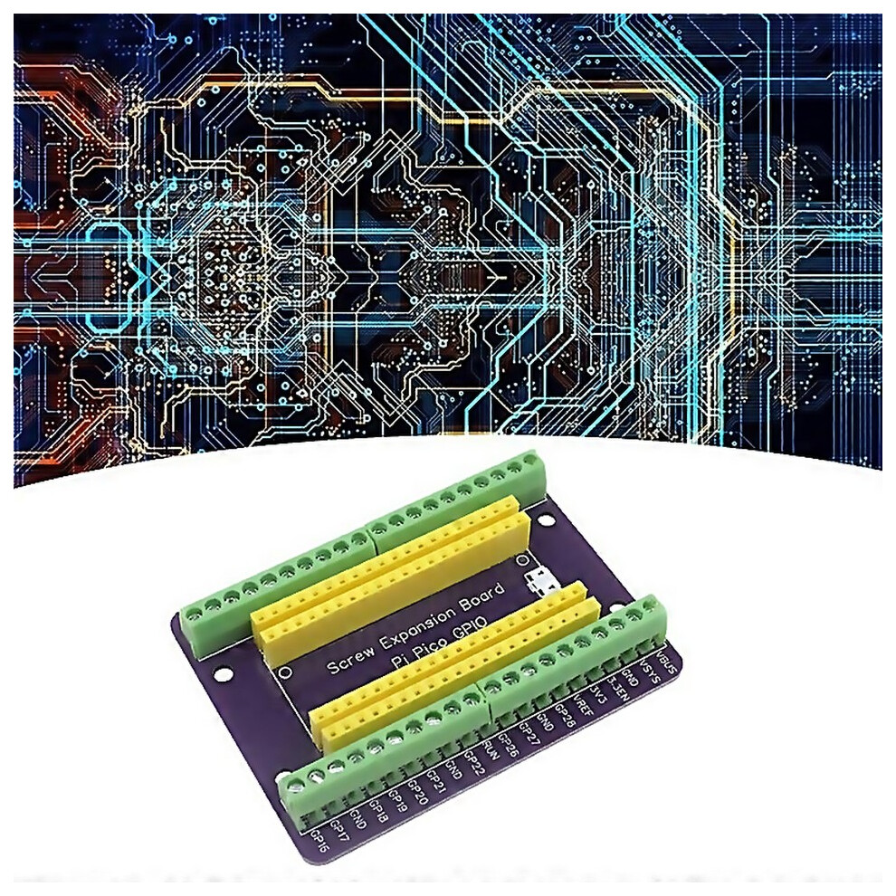 For Raspberry Pi Pico Gpio Expansion Board Picow Terminal Gpio Interface Module Onboard Male And 6000000301446