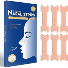 (3 Box)120pcs Nasal Strips, Snore Stopper for Sports & Sleep, Nose Strips Anti Snoring Devices, Relieve a Blocked Nose Due to Colds & Allergies