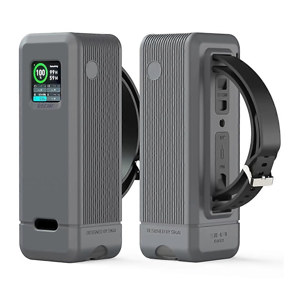 For Anker Prime 250W Power Bank Silicone Case Portable Carrying Travel Case Storage Holder With 6000000303006