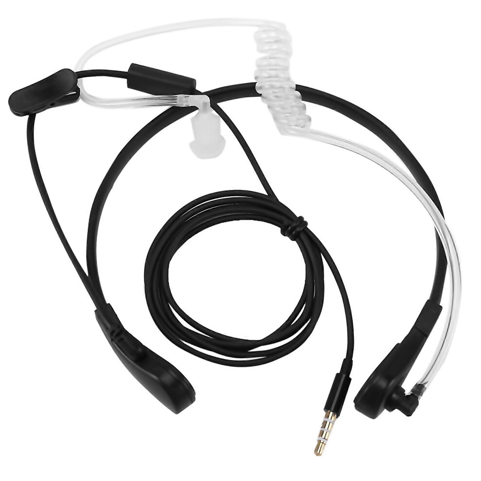 For 1pin 35mm Throat Mic Microphone Covert Acoustic Tube Earpiece Headset For Htclgblackberry-image-OPC-PJWVVXC-NEW