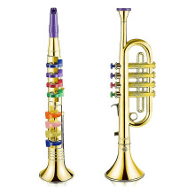 For Set Of 2 Music Inst Ents T Pet And Saxophone Portable Clarinet With Colored Keys Educational
