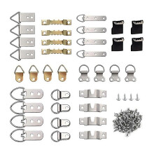 For 96pcsset Picture Photo Frame Hanging Hooks With Screws Kit For Office Home Painting Hanger Assor