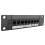 For 8 Port Straightthrough Cat6 Patch Panel Rj45 Network Cable Adapter Jack Ethernet Distribution Fr 4