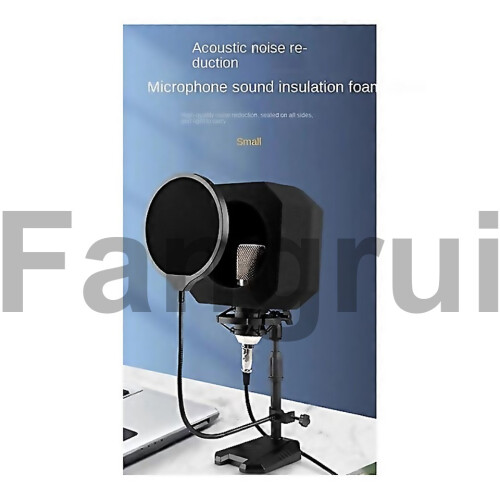 For Professional Microphone Isolation Shield Mic Windscreen Foam Filter For Recordingsingingpodcasts 1