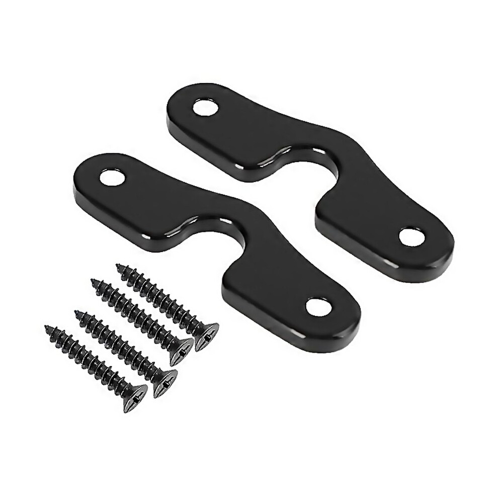 For 2 Pcs Sun Visor Repair Kit Heavy Duty Sun Visor Clips For Jeep 2018 Newer Jk Jl Jt Gladiator Wra Black 6000000309268