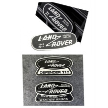 (1948 A, 1PCS) Alloy Car Side Badge Decal Auto Rear Trunk Sticker Front Grille Emblem Accessories for Land Rover 2015 DEFENDER 110 Decoration