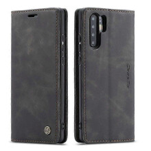 Flip Leather Case compatible Huawei P30: Stylish Protection with Anti-Shock Features